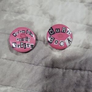 Pink Burn Book Pins